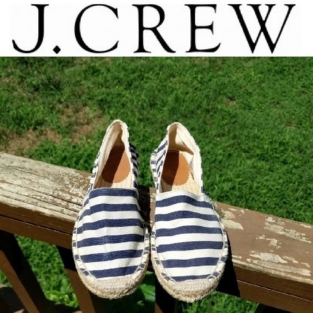 J. Crew Stripped Espadrilles
